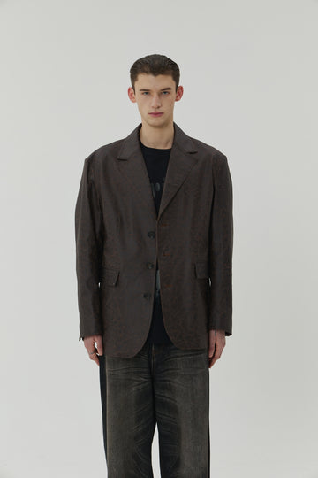 23SS CRACK COATING BLAZER